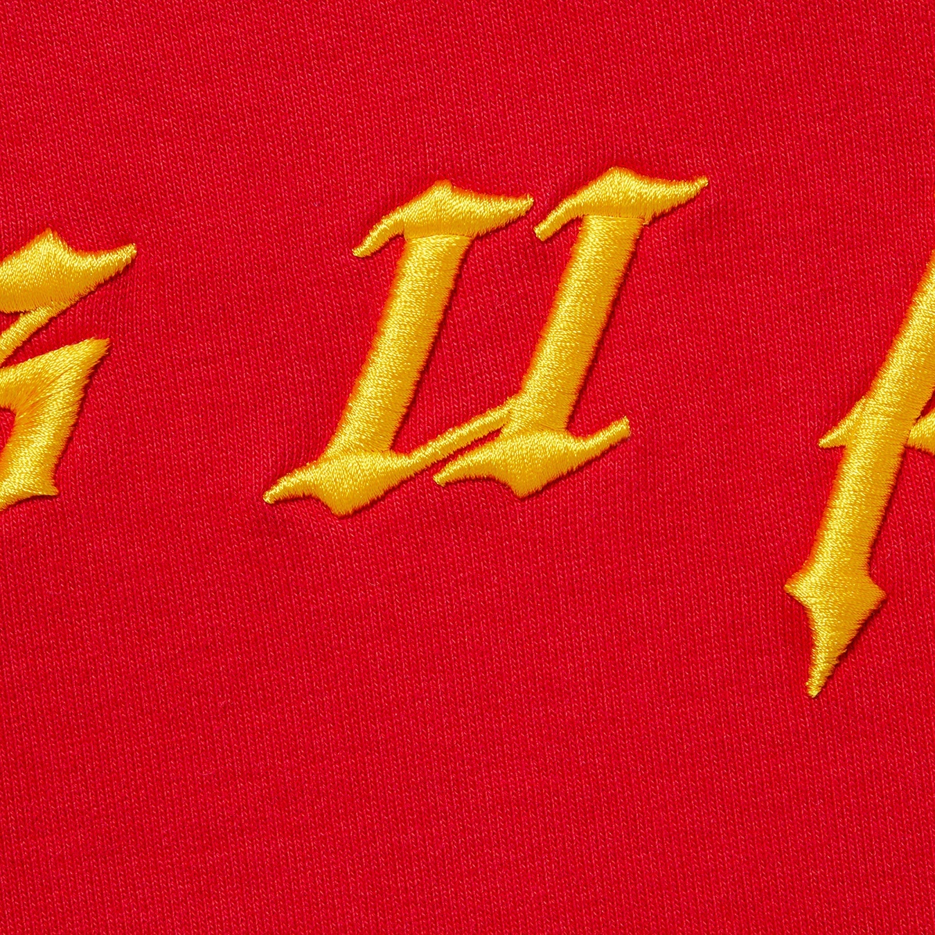 Raised Embroidery Hooded Sweatshirt view 9
